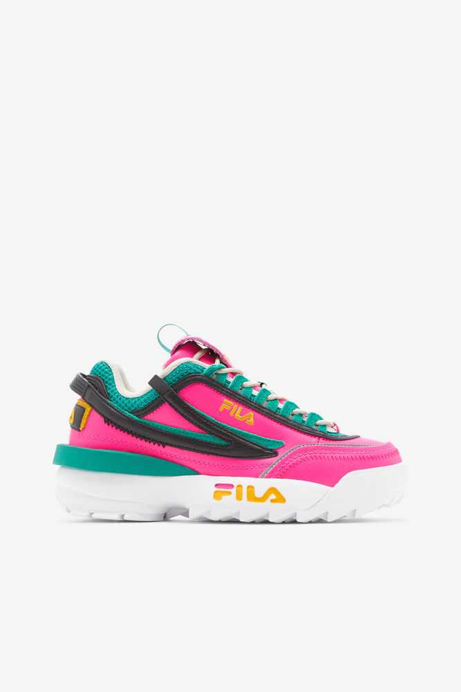 FILA Disruptor 2 Exp Ženske Superge Roza Zlate | Slovenija-763249