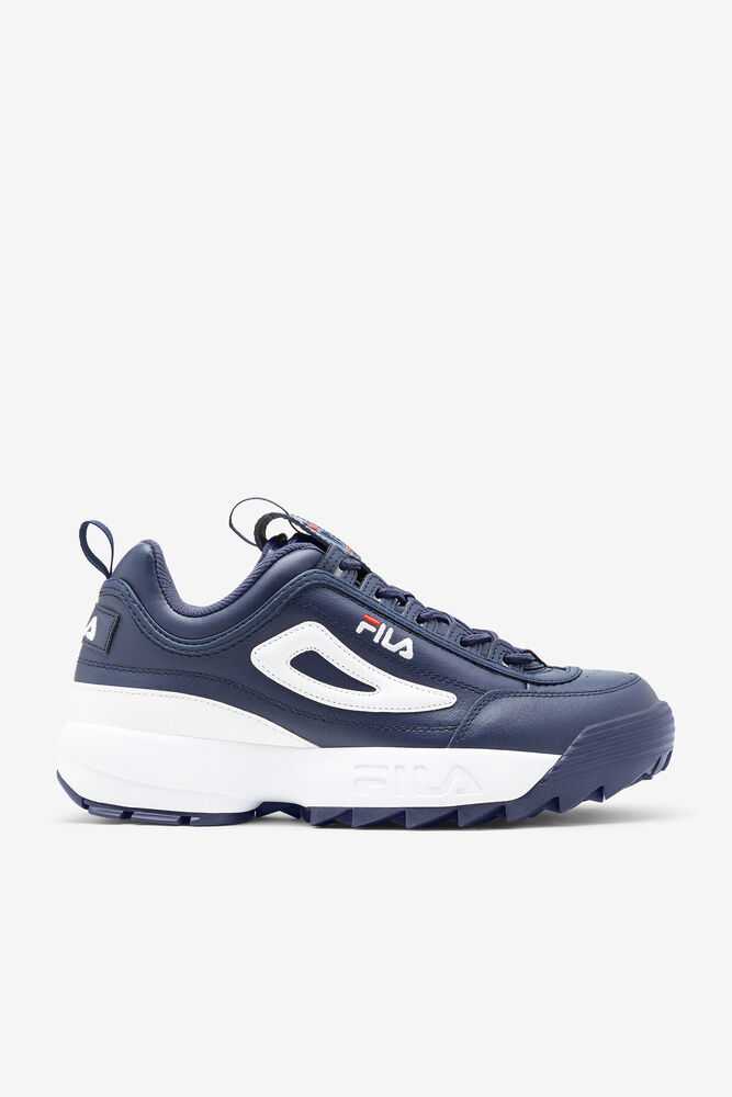 FILA Disruptor 2 Moški Superge Temno Modre Rdeče Bele | Slovenija-672104