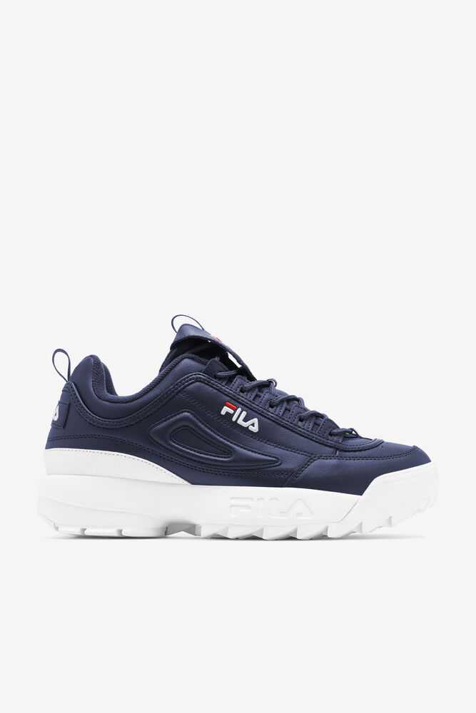 FILA Disruptor 2 Moški Superge Temno Modre Bele Rdeče | Slovenija-869347