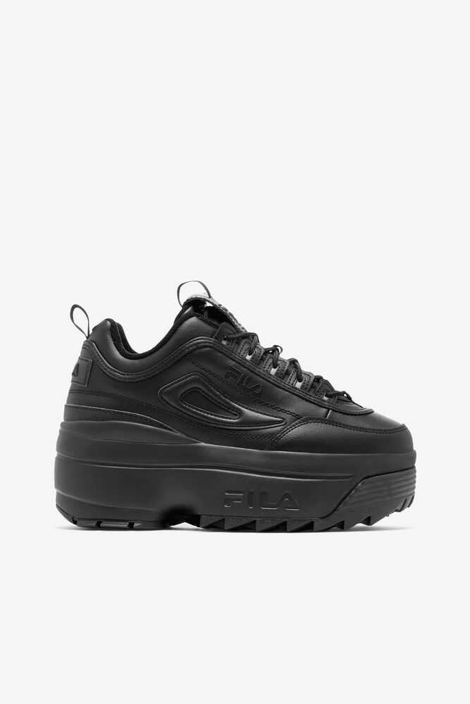 FILA Disruptor 2 Wedge Ženske Superge Črne | Slovenija-160823