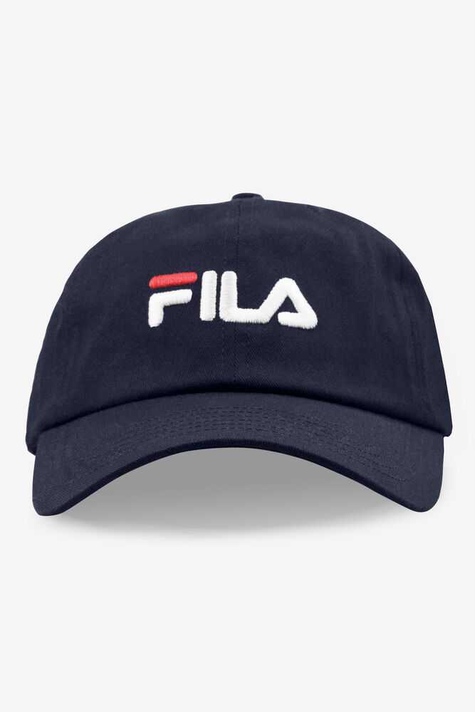 FILA Embroidered Moški Klobuki Temno Modre | Slovenija-184357