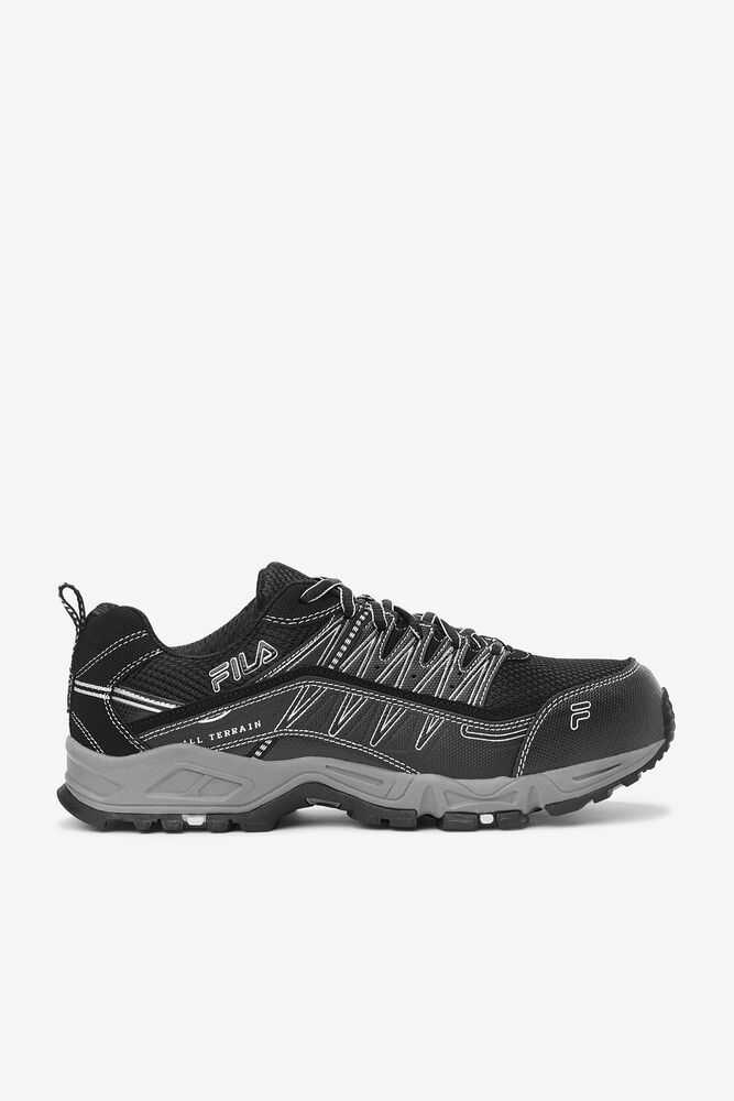 FILA Memory All Terrain Peak Moški Delovni Čevlji Črne Metal Srebrne | Slovenija-605231