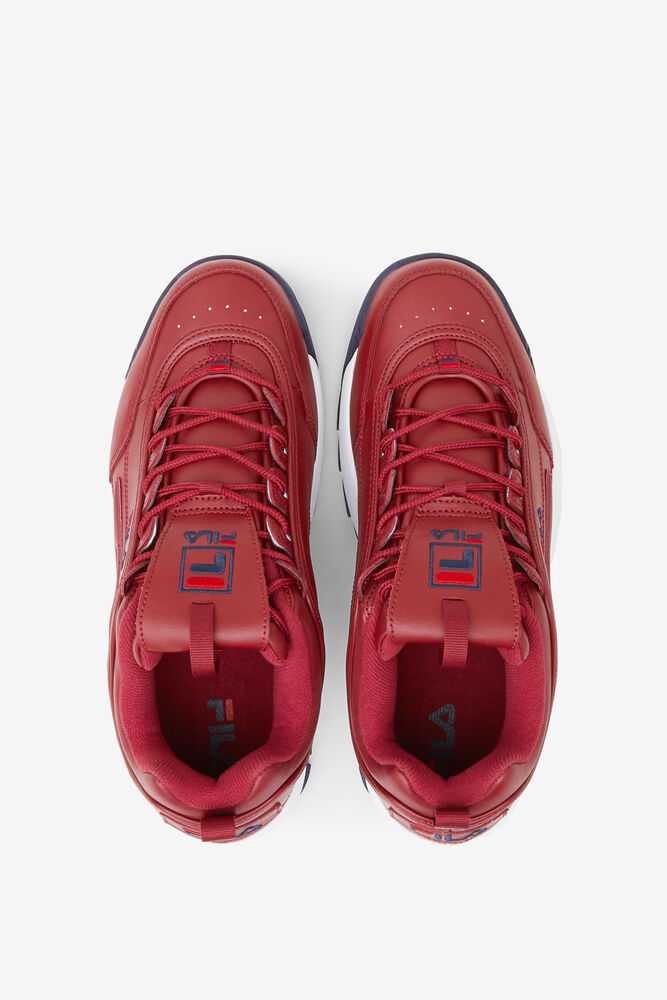 FILA Disruptor 2 Moški Superge Rdeče Temno Modre Rdeče | Slovenija-308962