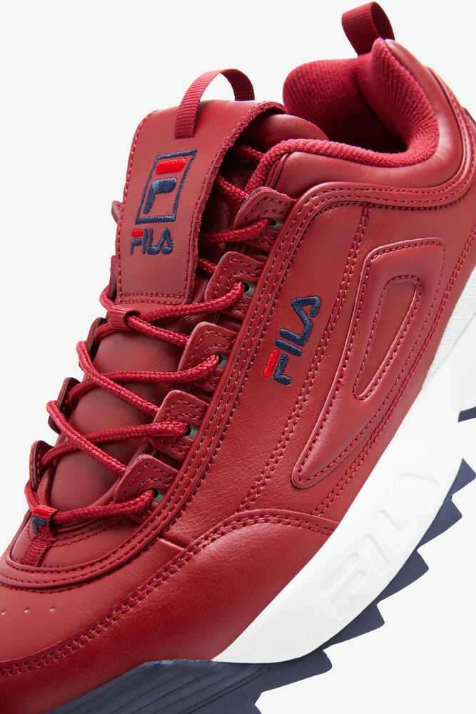 FILA Disruptor 2 Moški Superge Rdeče Temno Modre Rdeče | Slovenija-308962