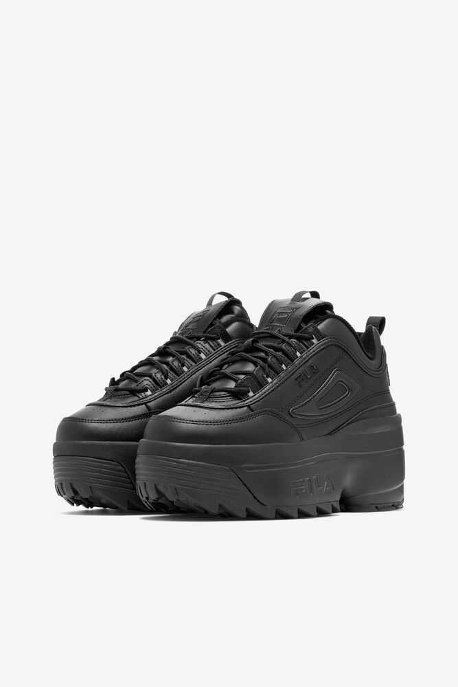 FILA Disruptor 2 Wedge Ženske Superge Črne | Slovenija-160823