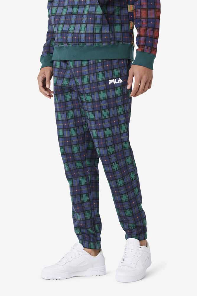 FILA Dorm Plaid Moški Jogger Večbarvni | Slovenija-357816