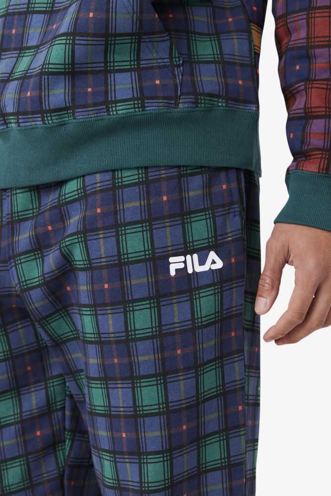 FILA Dorm Plaid Moški Jogger Večbarvni | Slovenija-357816