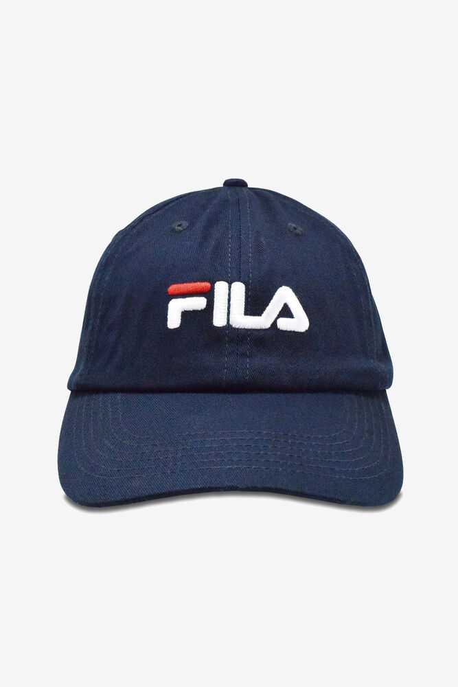 FILA Embroidered Ženske Klobuki Temno Modre | Slovenija-746320