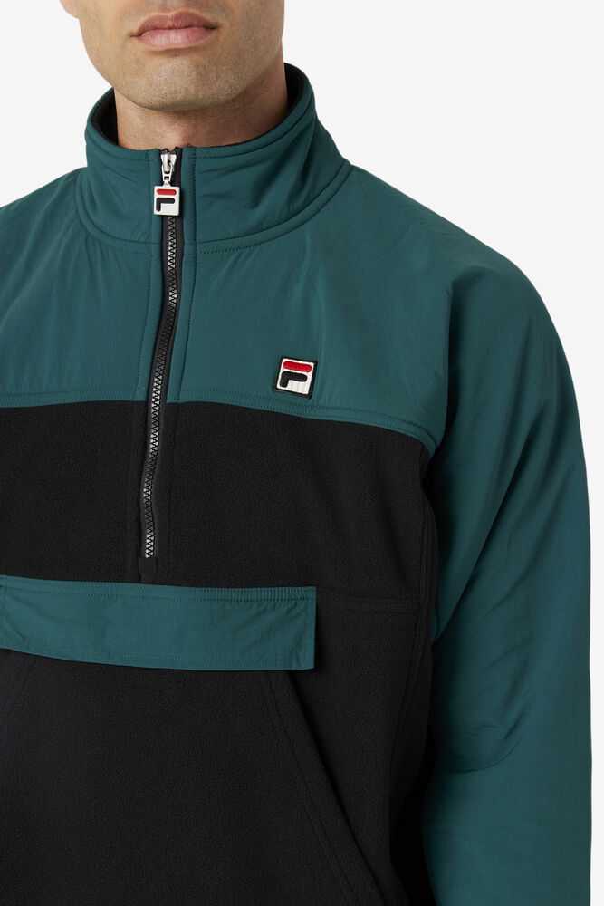 FILA Erick Moški Pullover Črne | Slovenija-730958