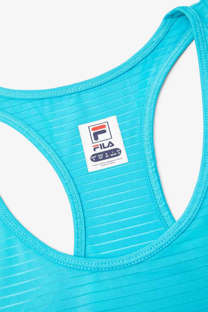 FILA Essentials Ženske Majice Bez Rukava Turkizna | Slovenija-536870