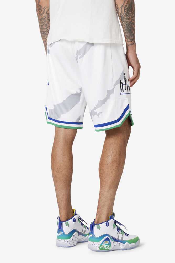 FILA Grant Hill X Sprite Ženske Kratke Hlače Bele Modre Zlate | Slovenija-458609