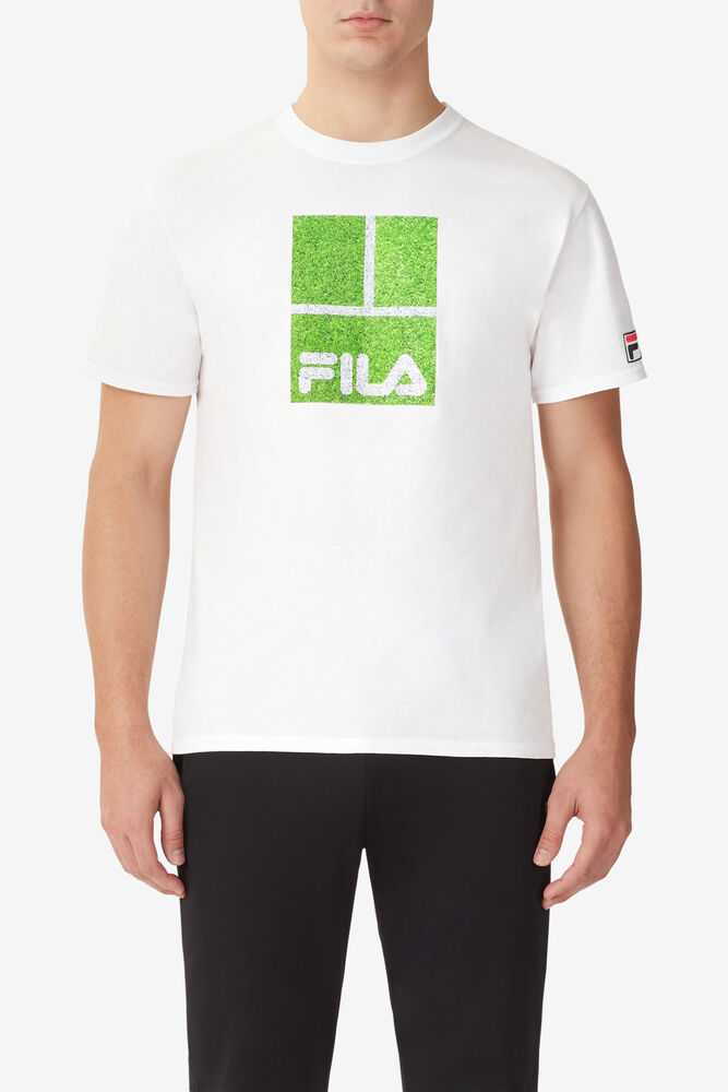 FILA London Moški Polo Majice Bele | Slovenija-749206