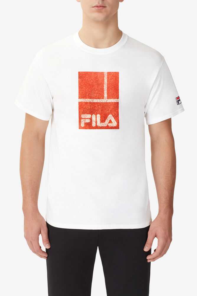 FILA Paris Moški Polo Majice Bele | Slovenija-843627