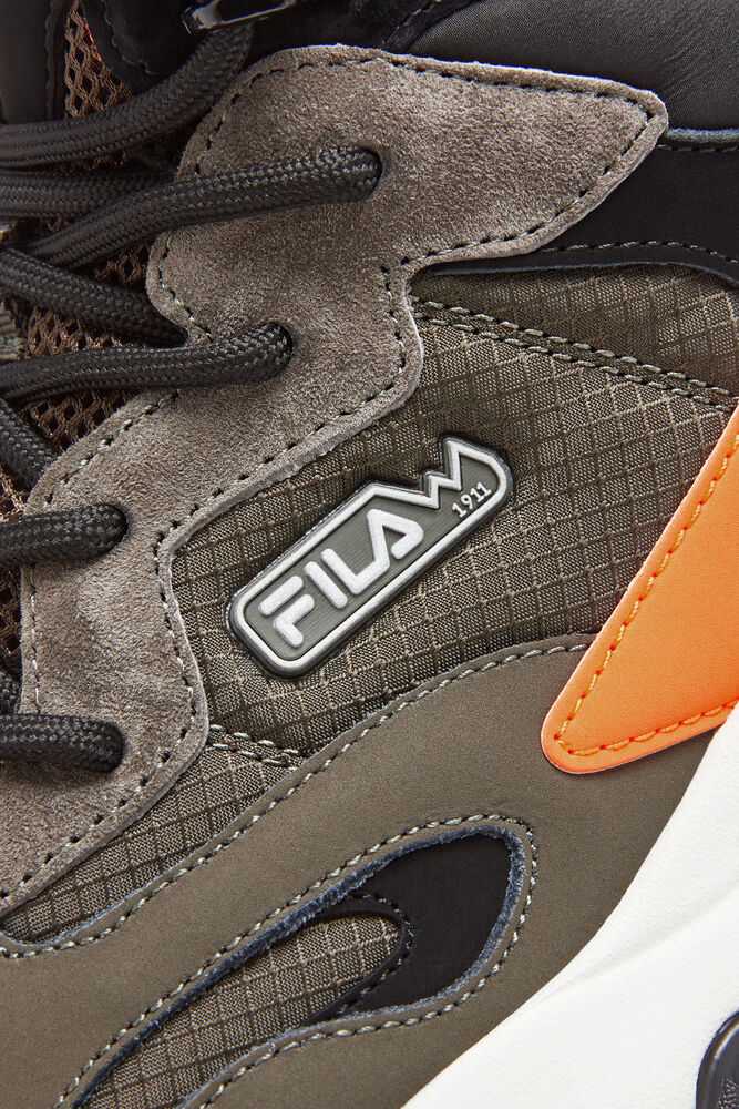 FILA Ray Tracer Tr 2 Mid Moški Superge Maskirni Vzorec Črne Oranžne | Slovenija-506782