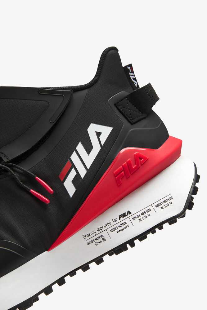 FILA Space Runner Ženske Tekaški Čevlji Črne Rdeče Bele | Slovenija-905682