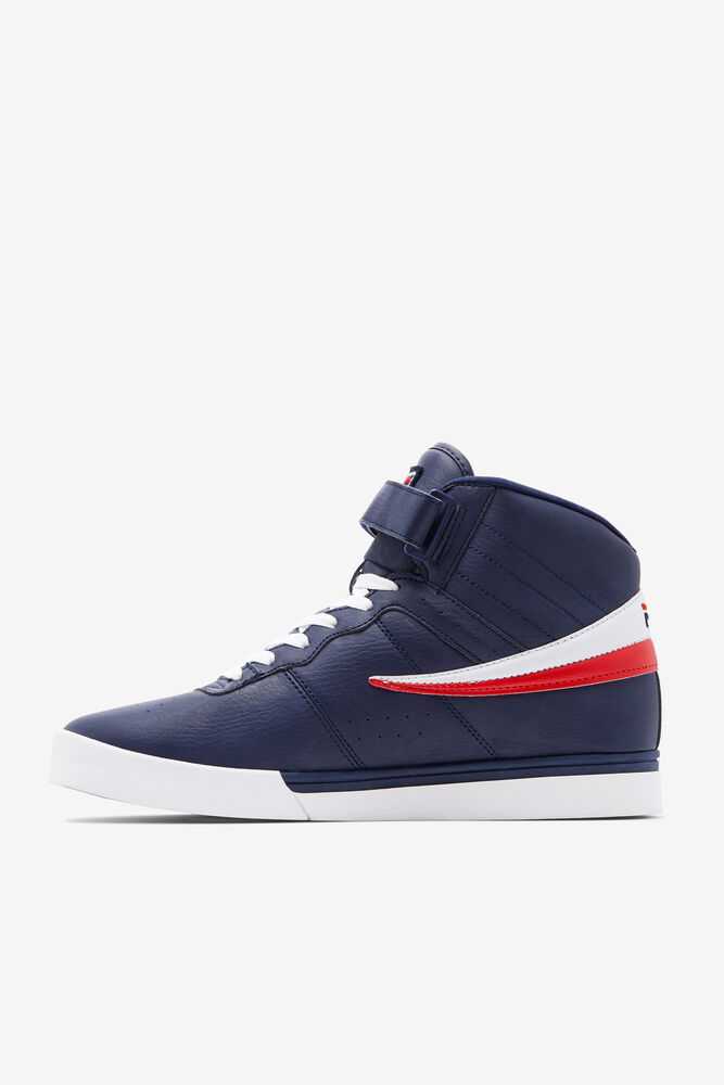 FILA Vulc 13 Moški Superge Temno Modre Bele Rdeče | Slovenija-972034