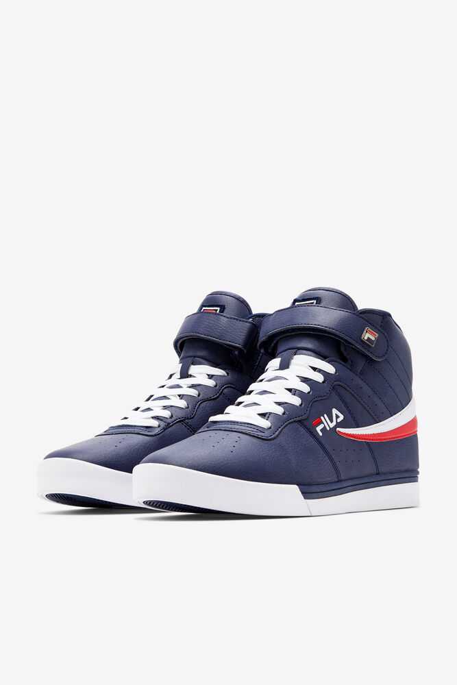 FILA Vulc 13 Moški Superge Temno Modre Bele Rdeče | Slovenija-972034