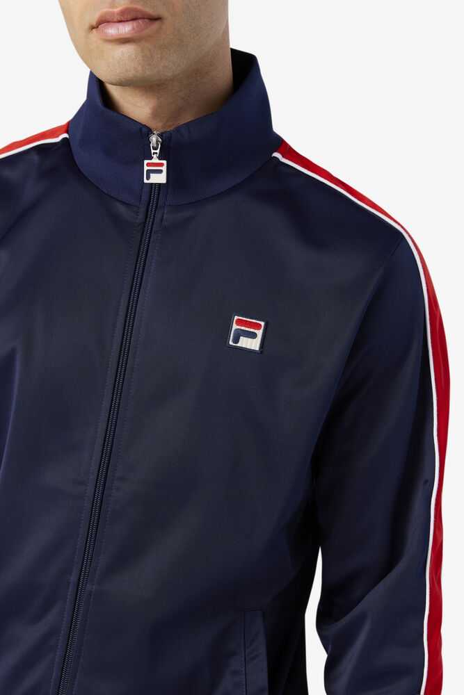 FILA Wicks Moški Trenirke Temno Modre Rdeče Bele | Slovenija-518739